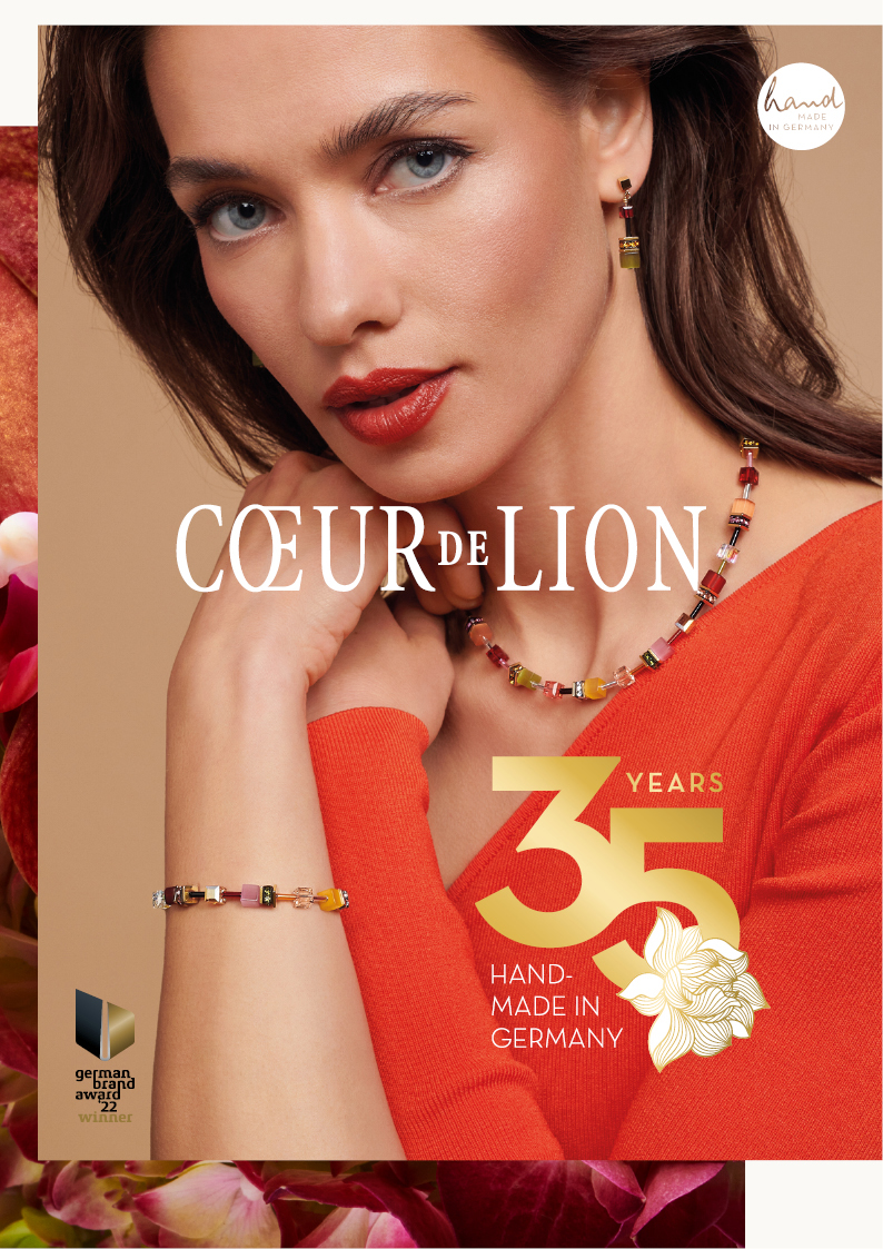 CDL new cubes Coeur de Lion Hematite Necklace